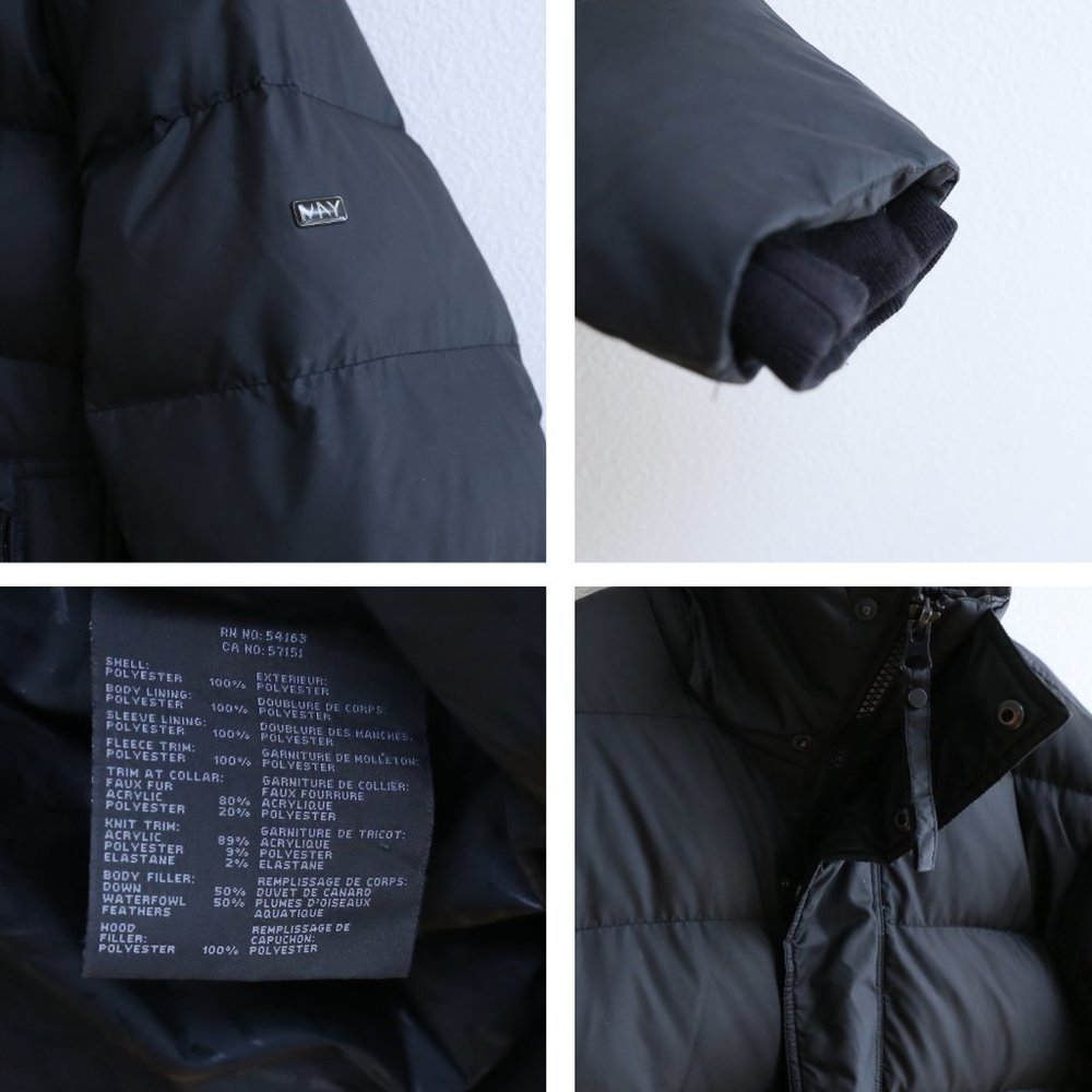 Andrew Marc MARC NEW YORK Men's 50% Down Black Puffer Jacket Size L - Picture 3 of 7